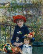 Pierre Auguste Renoir Two Sisters Spain oil painting artist